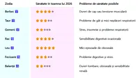 Tabel zodii | Cât de sănătos vei fi în această toamnă, în funcție de zodia ta. Care este cea mai bolnăvicioasă zodie
