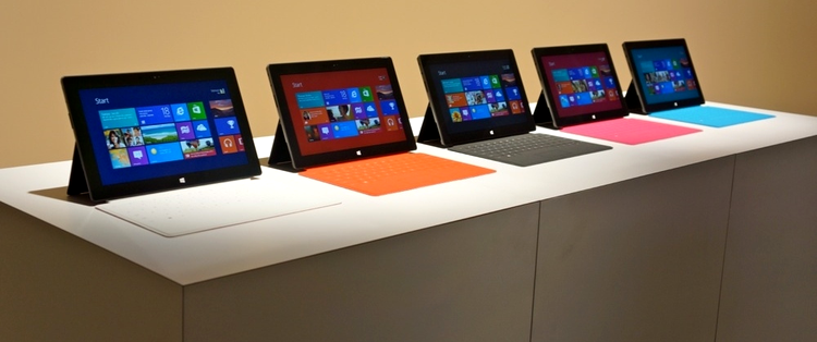 Tabletele Microsoft Surface şi Surface RT
