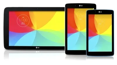LG a anunţat că tableta G Pad va fi lansată în versiuni de 7