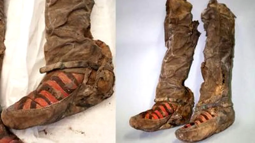 Mumia încălţată cu „Adidas”