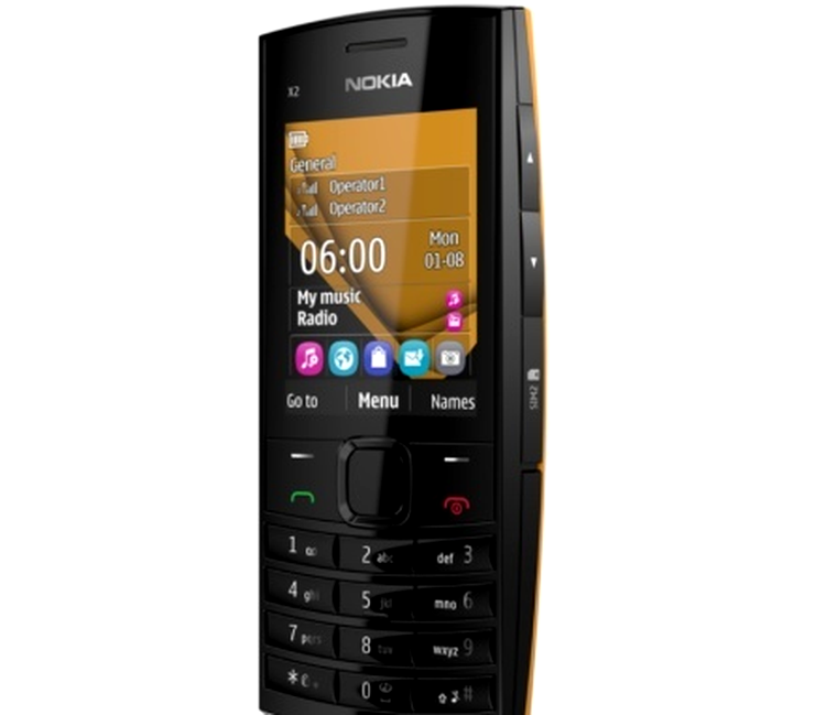 Nokia X2-02 - cu butoane pentru controlul muzicii