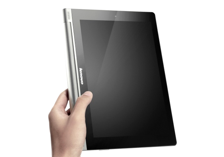 Lenovo Yoga 10 - latura groasă folosită pe post de suport