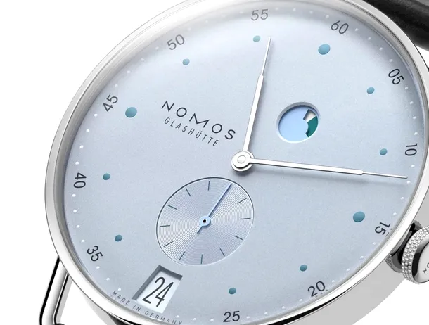 Nomos lansează noul Metro Date Power Reserve Ice Blue: design proaspăt și calibru nou cu setare rapidă a datei