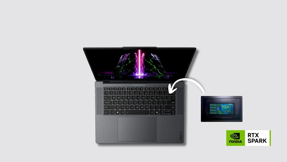 Lenovo pregătește Yoga Pro 9n, primul său laptop cu NVIDIA RTX Spark. Rival direct pentru MacBook Pro