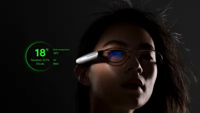 Oppo anunță Air Glass, un monoclu smart de „realitate asistată” care se poate atașa pe o ramă de ochelari. FOTO/VIDEO