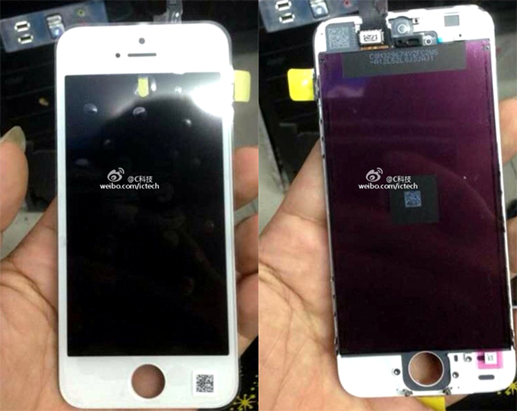 iPhone 5C - panoul frontal şi ecranul