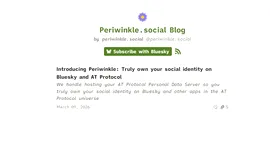 Democratizarea social media: Periwinkle permite utilizatorilor să-și creeze propria rețea socială pe baza protocolului open source AT al Bluesky