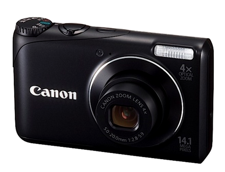 Canon PowerShot A2200 are un corp compact şi relativ subţire
