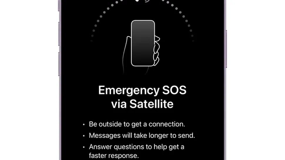 Apelul de urgență prin satelit de pe iPhone 14, disponibil acum și în Europa
