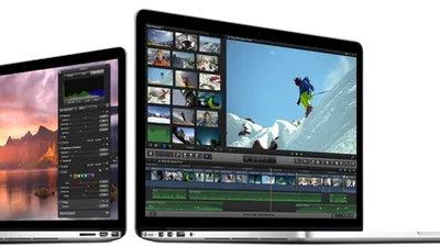 Apple a actualizat gama de laptopuri MacBook Pro cu mai multă memorie şi procesoare mai rapide