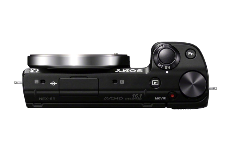 Sony NEX-5R - butonul personalizabil şi rotiţa