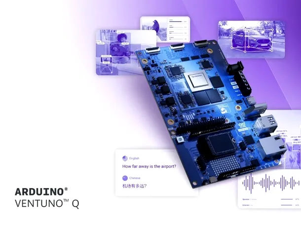 Arduino Ventuno Q, o platformă Qualcomm dedicată dezvoltării aplicațiilor Edge AI