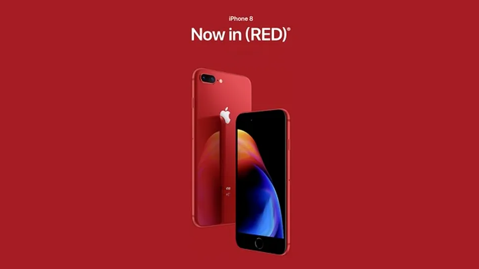 iPhone 8 şi 8 Plus vor fi disponibile în curând şi pe roşu în ediţie (PRODUCT)RED
