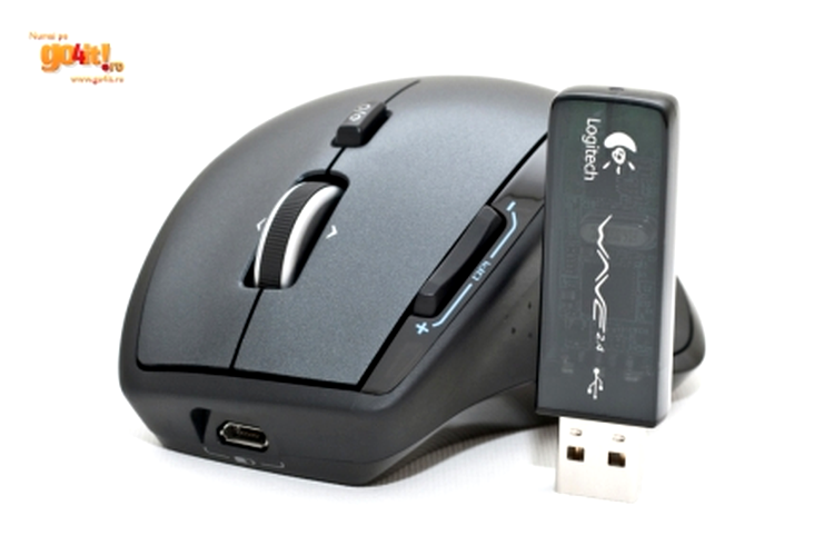 Logitech MX1100 cu receptorul wireless