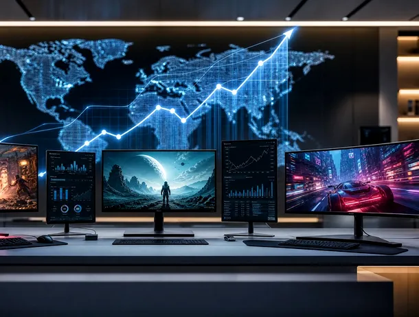 Piața monitoarelor își revine, susținută de cererea pentru gaming