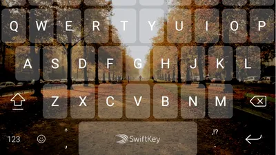 SwiftKey va permite folosirea oricărei poze în rolul de temă pentru tastatura virtuală