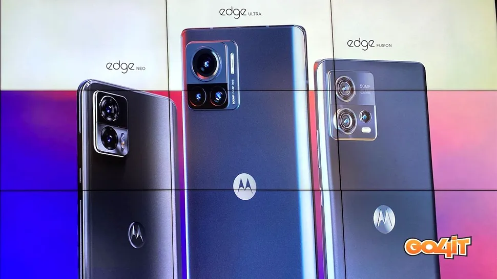 Motorola anunță Edge 30 Ultra cu 200 megapixeli și variantele mid-range Fusion și Neo