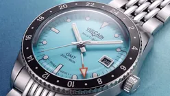 Vulcain reinventează ceasul vintage de scufundări: noua colecție Skindiver Nautique GMT mizează pe nuanțe pastelate și ediții strict limitate