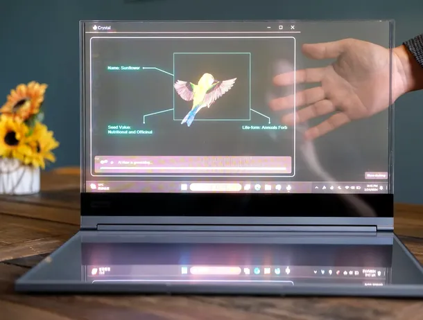Lenovo a prezentat un concept de laptop cu un design ce pare desprins din filmele SF