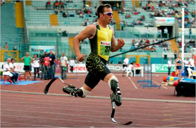 Oscar Pistorius, Roma, 2007 (Mauro Donato/European Pressphoto Agency)