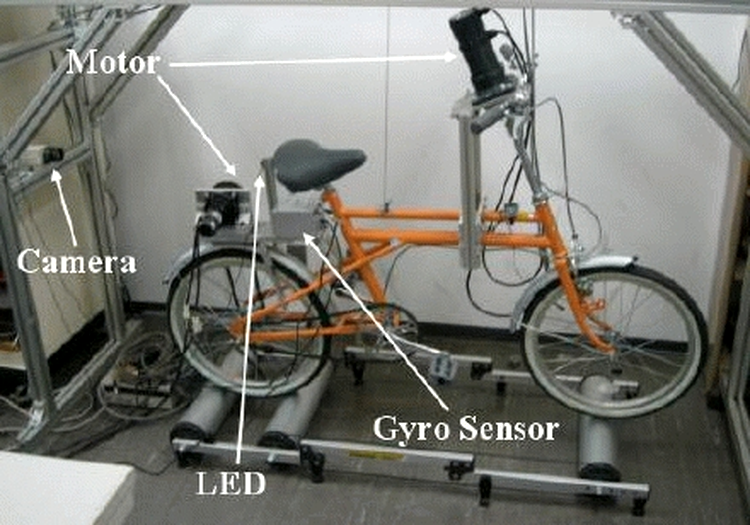 Bicicleta autostabilizată, de la japonezi