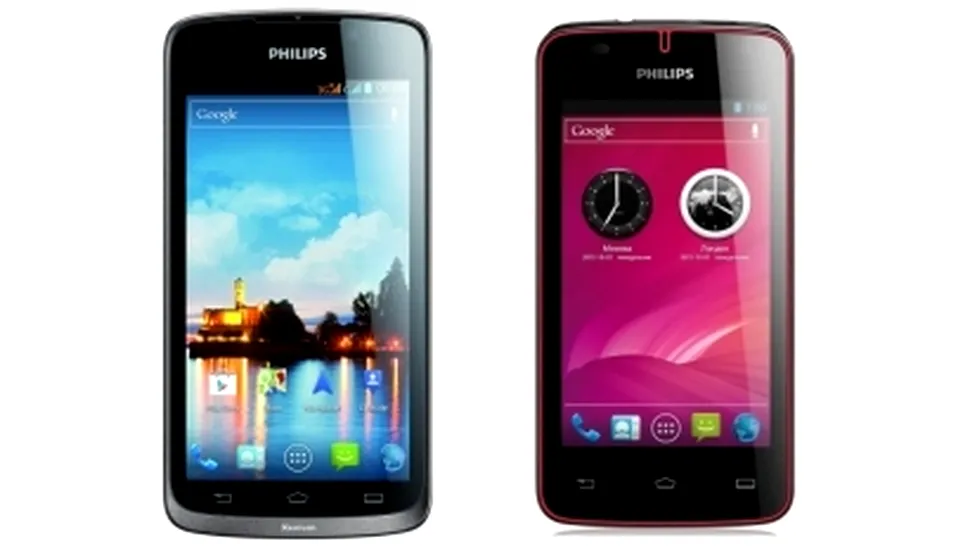 Philips Xenium W832 şi W536 - două smartphone-uri accesibile pentru piaţa românească