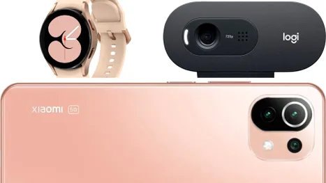 Oferte bune la Carrefour: Telefon Xiaomi 11 Lite NE, webcam Logitech și ceas Samsung Watch 4