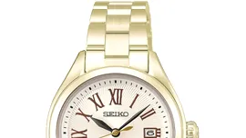 Seiko lansează ceasul compact Lukia HEA006J: Carcasă auriu-șampanie, cristal de safir și finisaje florale