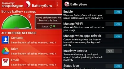 Qualcomm oferă BatteryGuru, un instrument pentru optimizarea autonomiei chipurilor Snapdragon