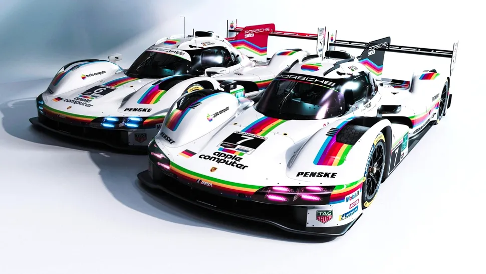 Porsche sărbătorește cea de-a 50-a aniversare a Apple la Laguna Seca