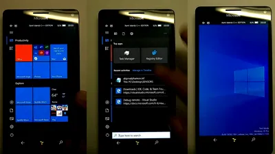 Microsoft ar putea pune Windows 10X și pe telefoane. Un Lumia 950 XL deja rulează sistemul de operare