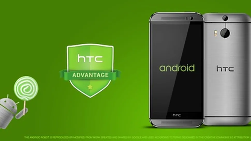 HTC One M7 şi M8 primesc Android 5.0 în următoarele 90 de zile