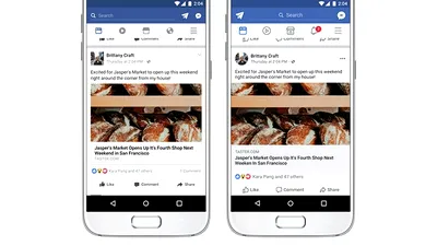 Aplicaţia Facebook pentru mobile primeşte o interfaţă nouă