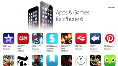 iPhone 6 responsabil pentru o creştere cu 40% a descărcărilor din AppStore