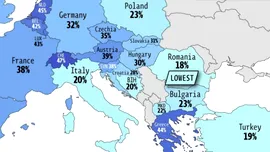 Harta adopției AI în Europa: România este codașă