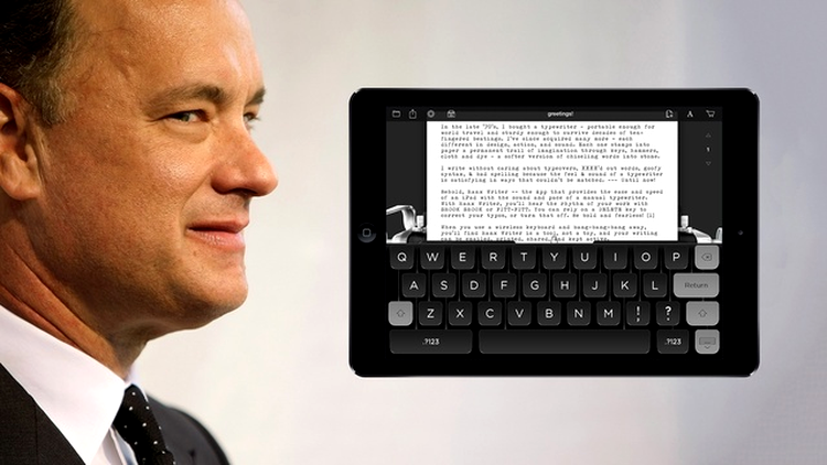 Hanx Writer: aplicaţia de iPad a lui Tom Hanks