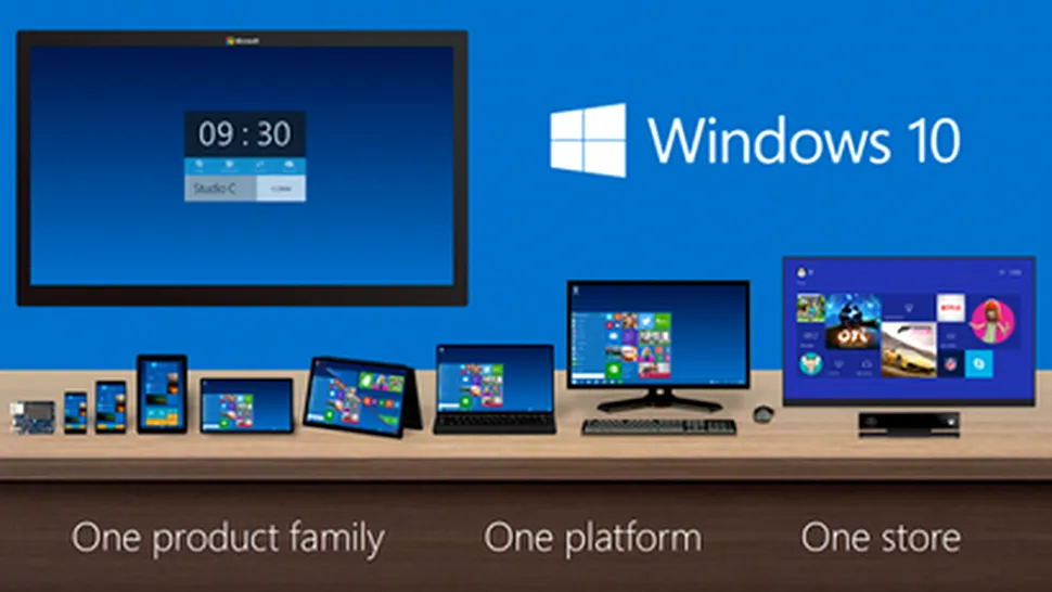 Windows 10: şapte versiuni, inclusiv Windows 10 Mobile