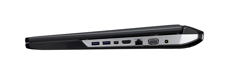 Asus G75VW - latura dreaptă