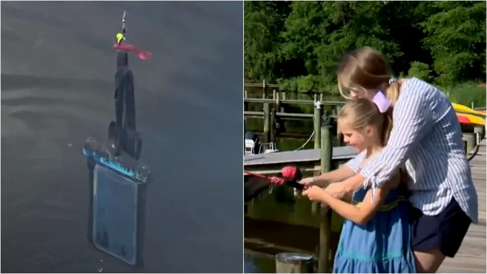 O fetiță de 6 ani a pescuit ceva neașteptat: un iPhone XR care încă funcționa