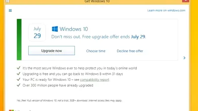 Microsoft modifică în sfârşit procesul de upgrade la Windows 10