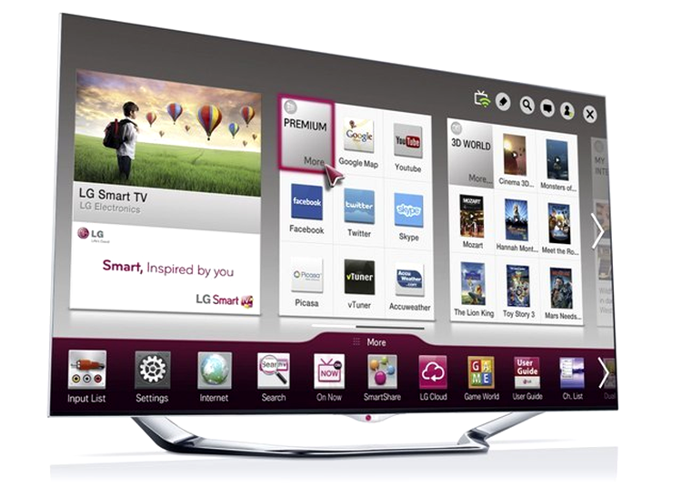 LG 55LA860V - Smart TV 3D cu ecran de 55 inch