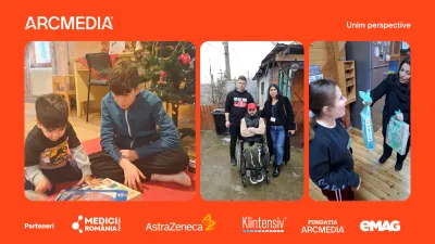 ARCMEDIA aduce bucuria Crăciunului mai aproape de copiii care au cea mai mare nevoie