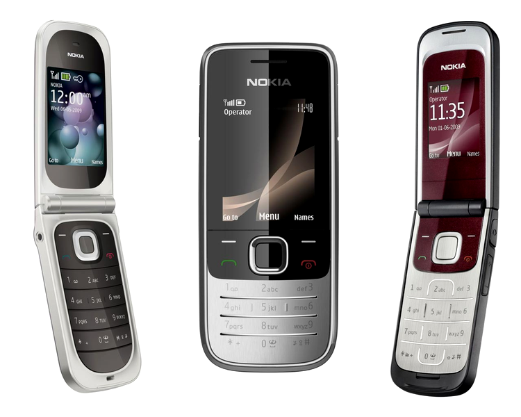 Nokia 7020, Nokia 2730 Classic şi Nokia 2720 fold