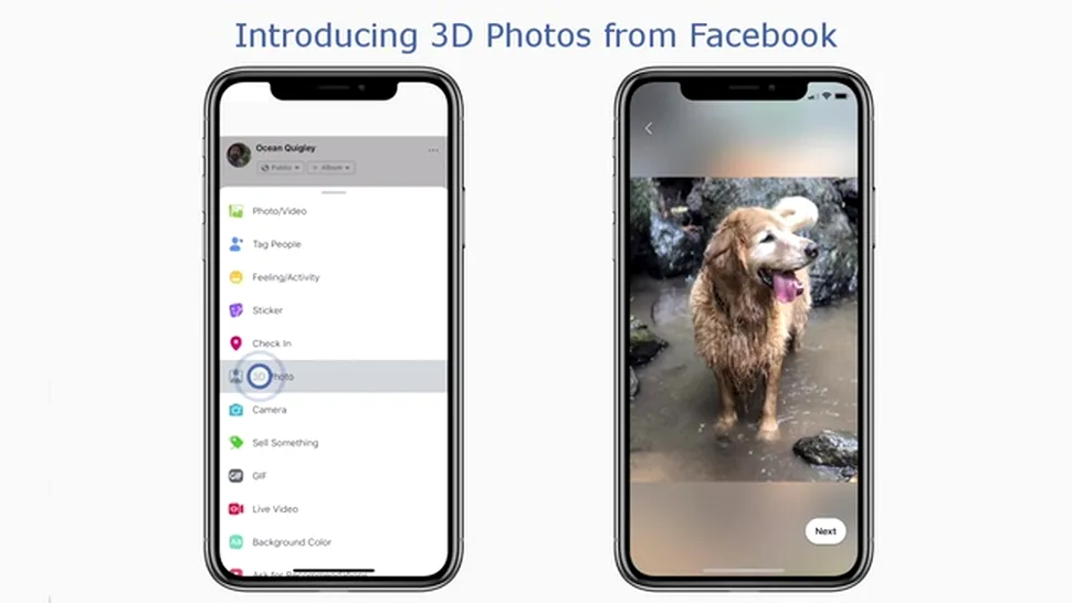Facebook permite acum publicarea de fotografii 3D, exclusiv pe iPhone