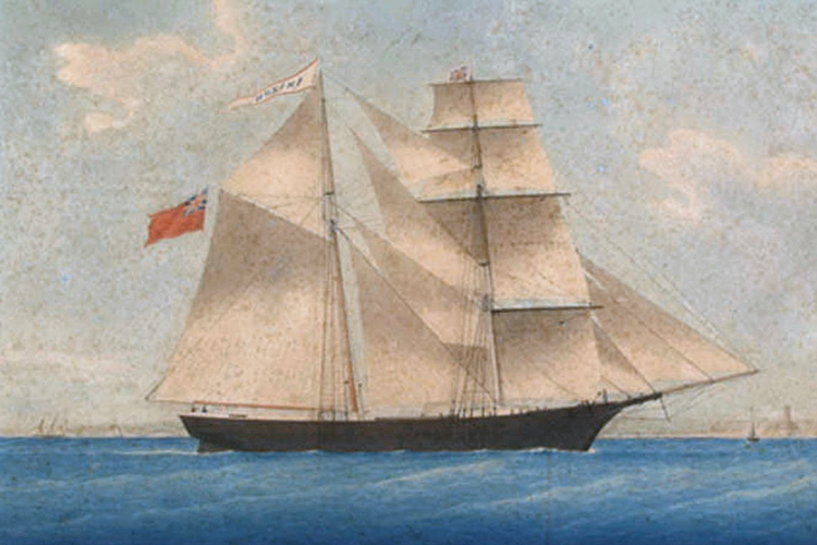pictura a navei Mary Celeste