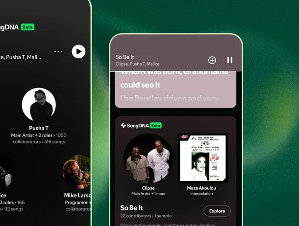 SongDNA, o nouă funcție pentru Spotify, dezvăluie rețeaua complexă de oameni și legături creative din spatele muzicii