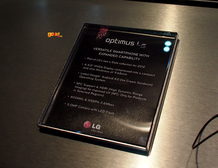 LG Optimus L5 - prezentare