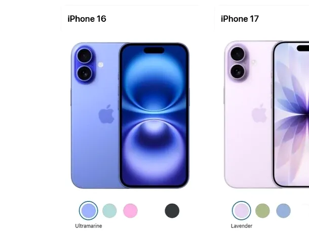 iPhone 17 vs iPhone 16: Comparație completă, diferențe și verdict