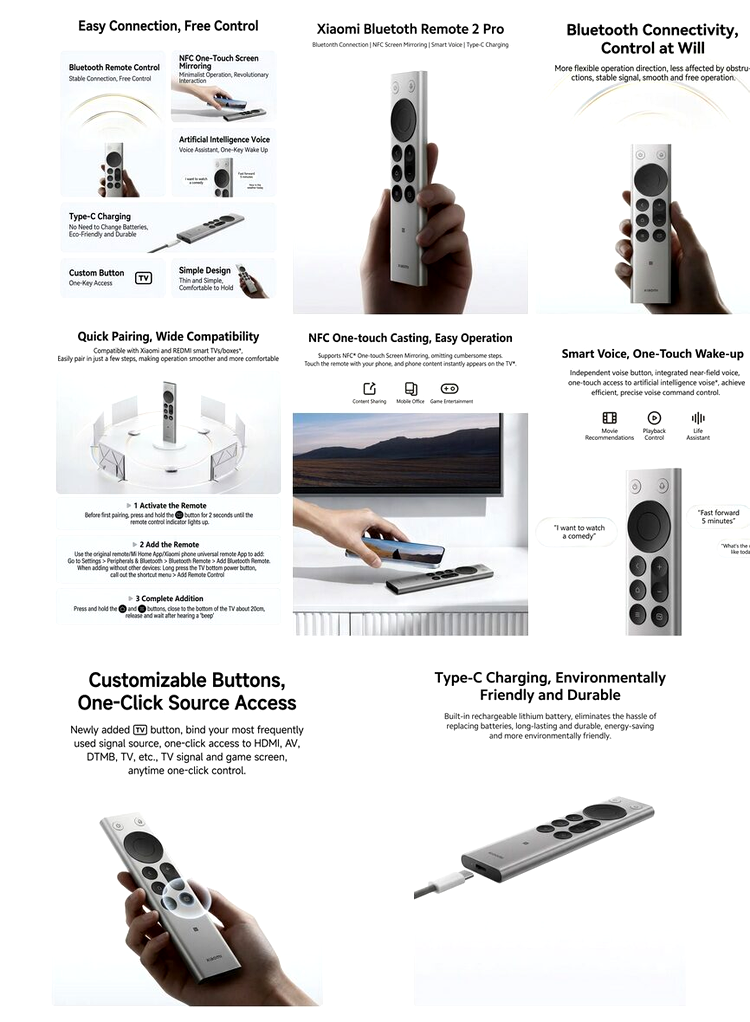 Xiaomi Bluetooth Remote 2 Pro