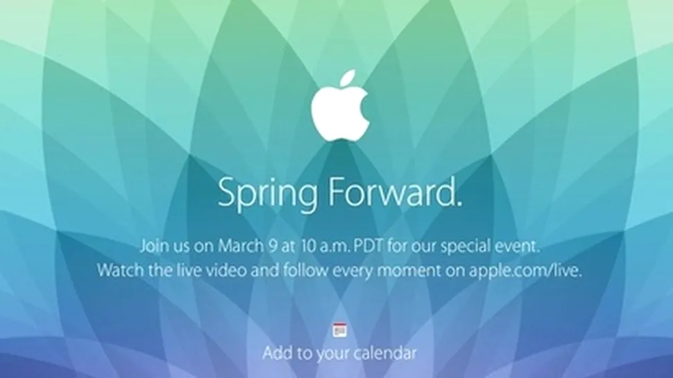 Eveniment Apple pe 9 martie, Apple Watch aşteptat să-şi facă apariţia